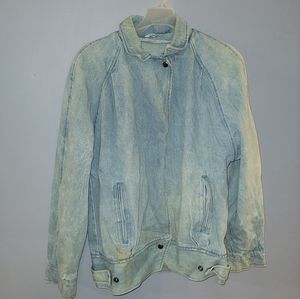 ⚡️🎵TOTALLY RAD Vintage '80s Ladies' Stonewashed Jean Jacket